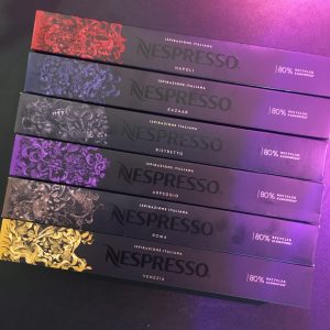 پک 6 تایی کپسول های قهوه از گروه اینتنس نسپرسو (دارک )