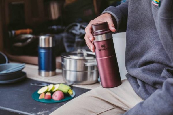 تراول ماگ برند استنلی 350 میلی لیتر دکمه دار STANLEY CLASSIC TRIGGER-ACTION TRAVEL MUG