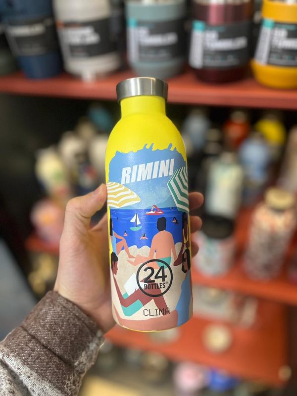 بطری CLIMA طرح لیمیتد PANORAMA RIMINI برند 24bottles، سایز 500 میل
