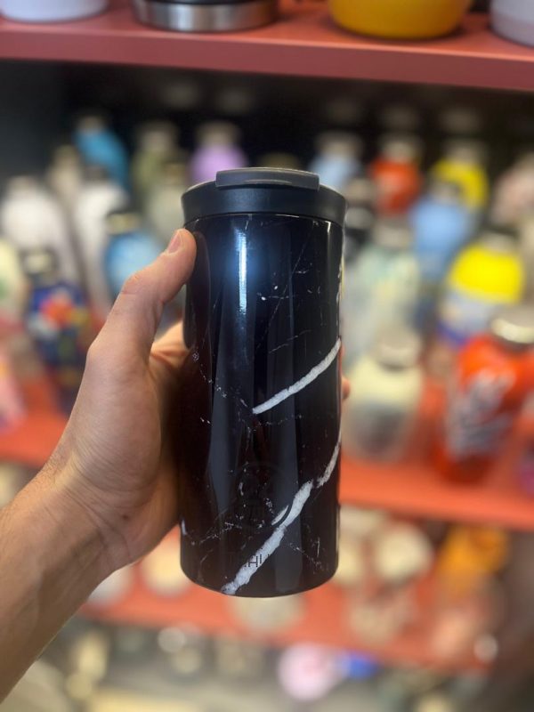 تراول ماگ BLACK MARBLE سایز 600 میلی لیتر برند 24Bottles