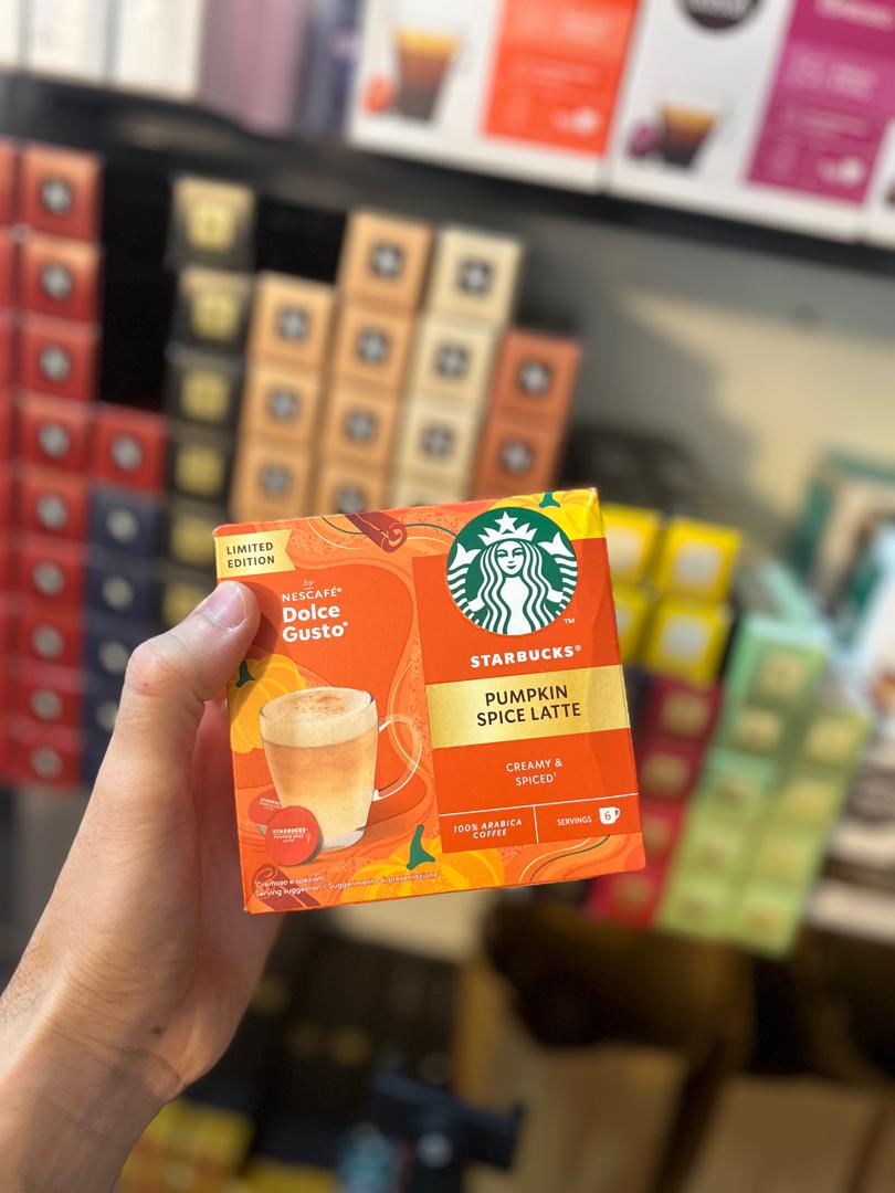 کپسول دولچه گوستو لاته کدو حلوایی استارباکس کپسول دولچه گوستو لاته کدو حلوایی استارباکس