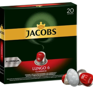 کپسول قهوه جاکوبز نسپرسو مدل لانگو کلاسیکو 20 عددی