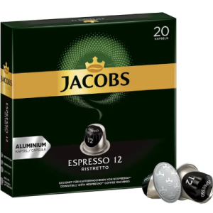کپسول قهوه جاکوبز نسپرسو مدل اسپرسو ریستریتو 20 عددی